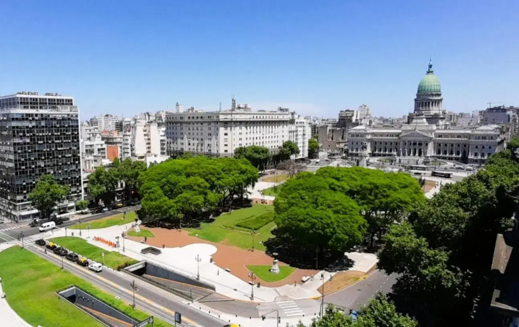 Boureau Congreso P. 12° Vista Panorámica 45 m2