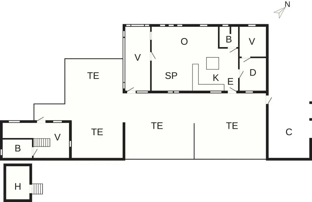 5 Person Holiday Home in Hals