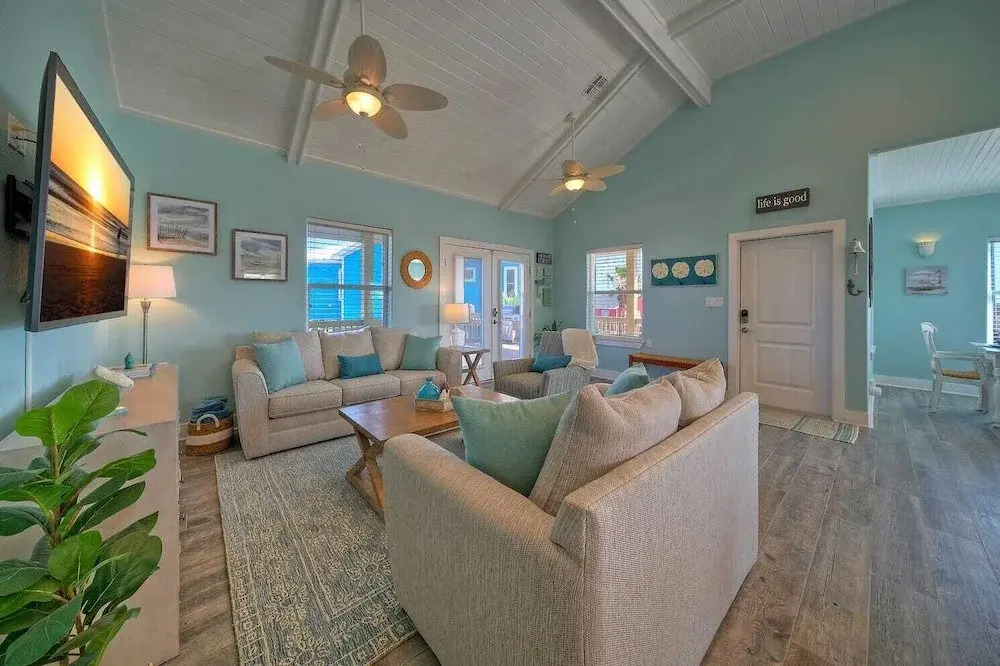 Pool, Game Room + Fire Pit Golf Cart Zone Near Beach Beacharita by Avantstay