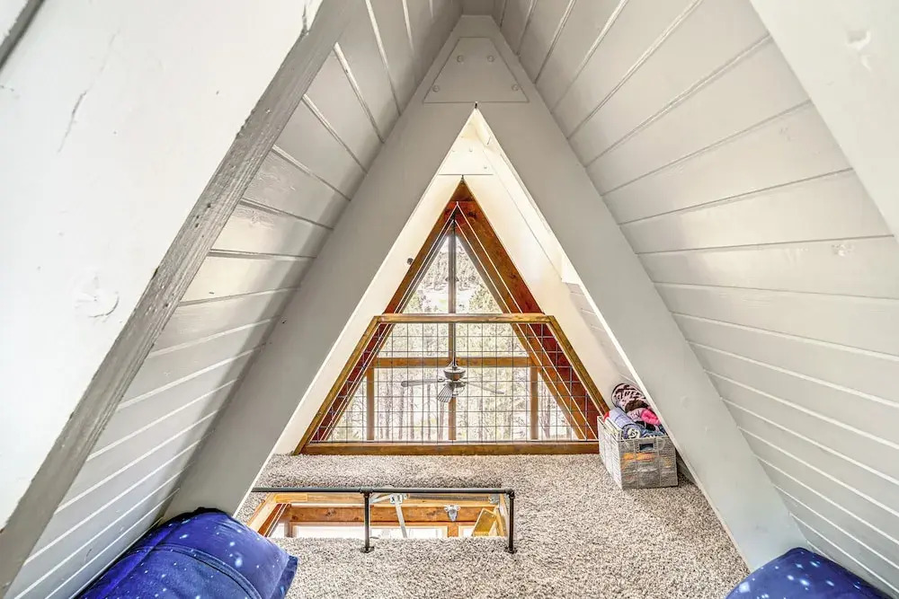 Flagstaff A-Frame Cabin with Deck and Lovely Views!