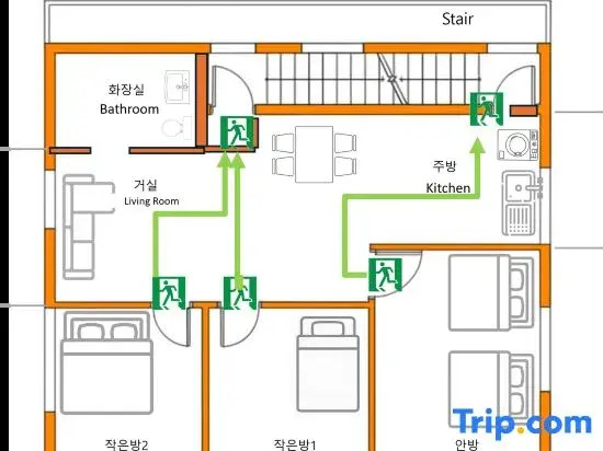 Rooftop stay J, Camping-style Terrace, Modern Room, Traditional Market, 3R4B, Real Seoul