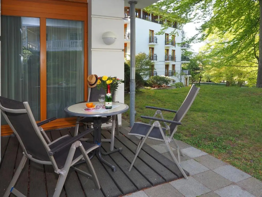 Kaiservillen Heringsdorf - Appartement mit 1 Schlafzimmer und Terrasse D102