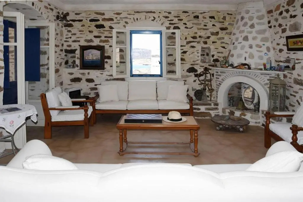 Antiparos Stone House with sea views