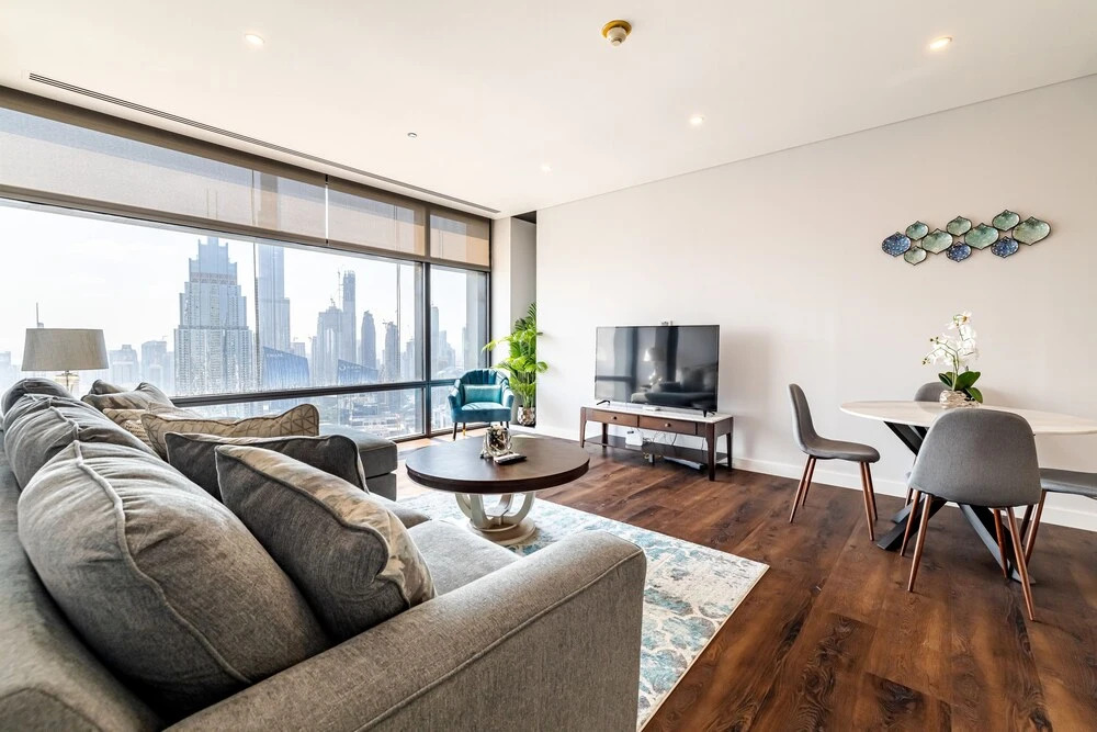 1BR 39th Fl. Index Tower DIFC Burj View