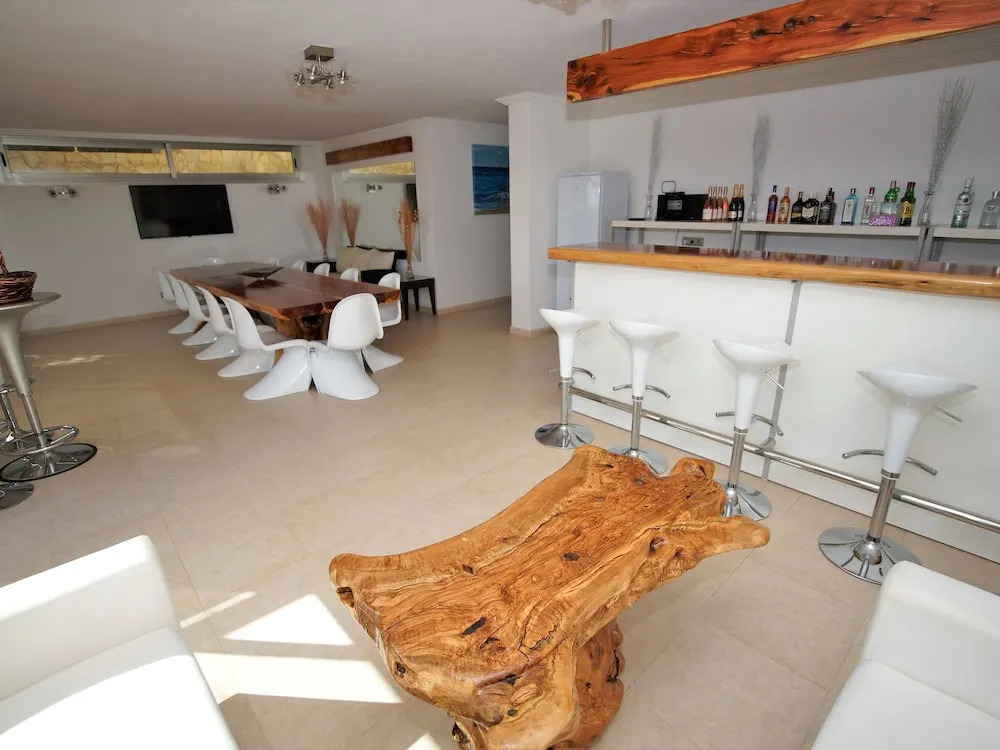 Spacious modern villa, with beautiful waterfall in Talamanca near Ibiza town!