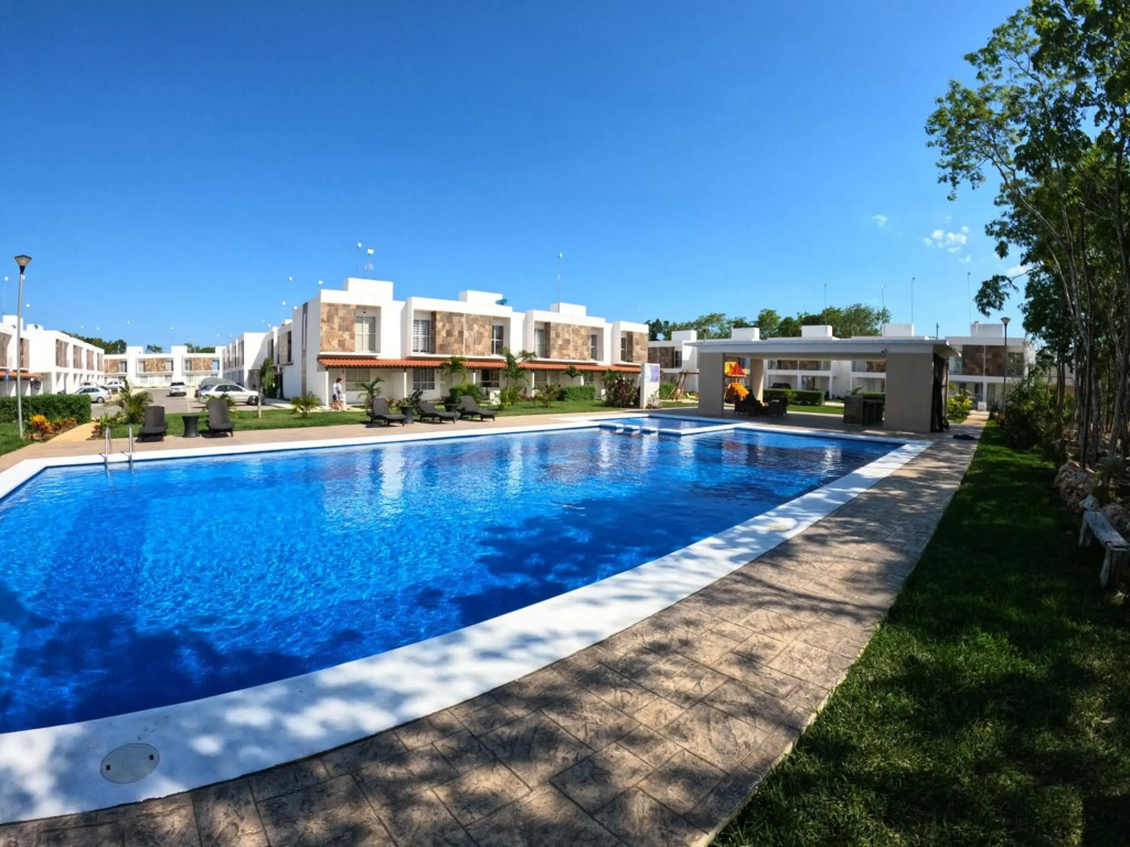 Villa familiar en Playa del Carmen con alberca