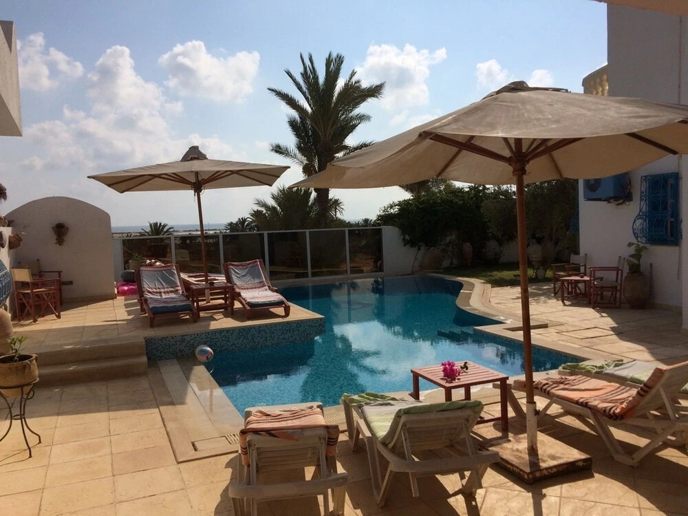 Villa With 4 Bedrooms in Djerba Island, With Wonderful sea View, Priva