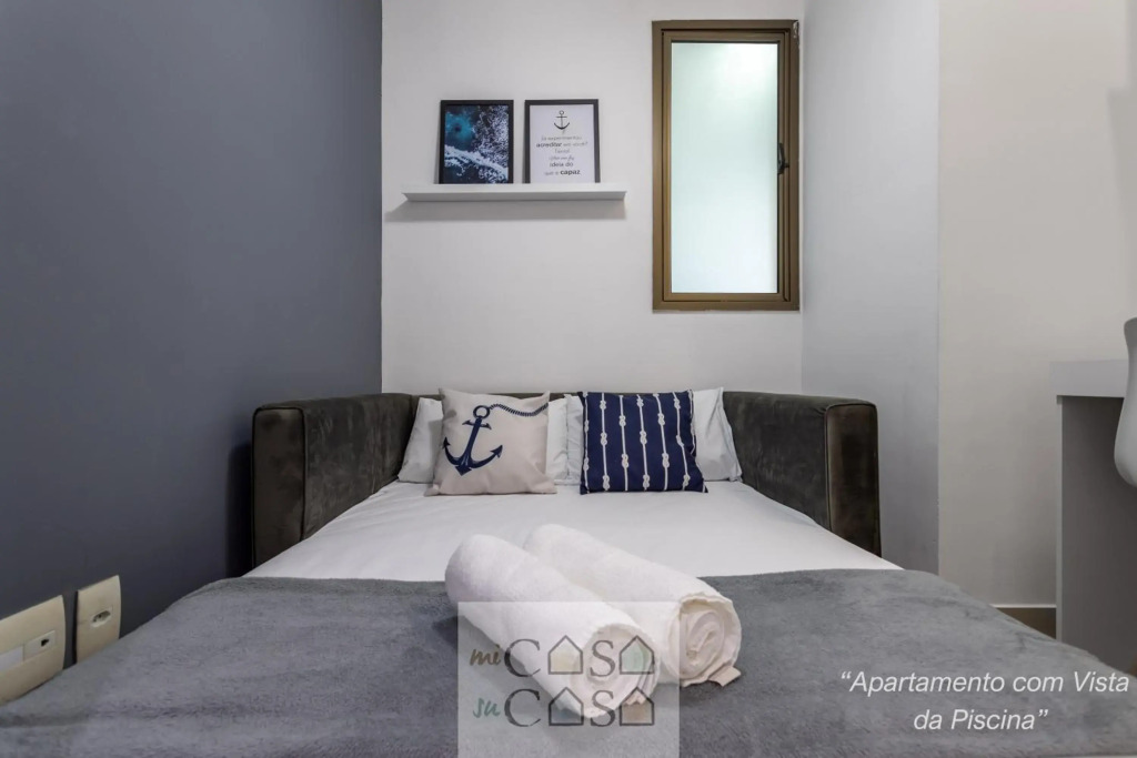TOP 3 QUARTOS com Home Office Wi-Fi 120 mbps - ESTACIONAMENTO em Condominio com PORTARIA 24h, PARQUINHO INFANTIL, Piscina e Sauna - Apartamento com Ar Condicionado, SmarTV e Cozinha Completa