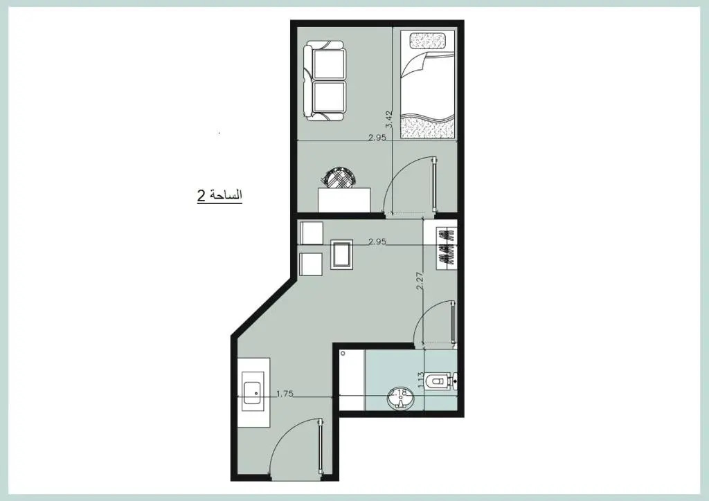 AL saha2 Basement Chalets villa114 Green Beach