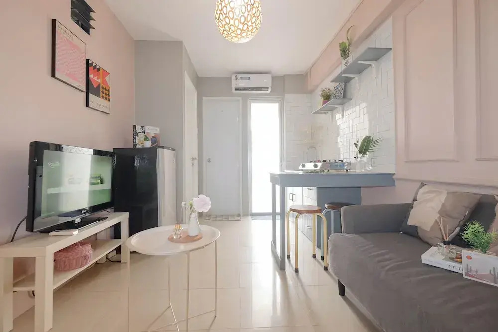 Soft Toned And Comfy 2Br Near Mall At Bassura City Apartment