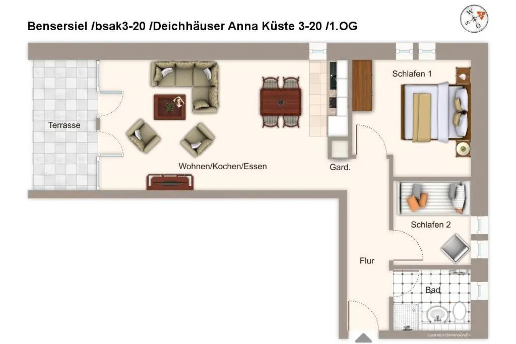 Deichhäuser Anna Küste Deichhäuser Anna Küste 3-20
