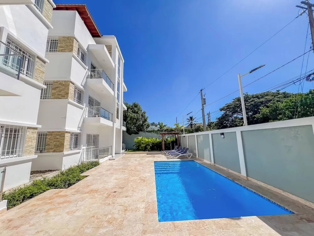 New 2BR APT in Sosua Town, Close to Strip and Next to Supermarket