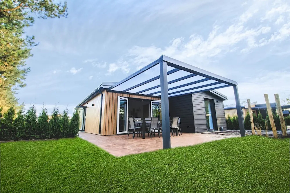 Modern holiday home with infrared sauna