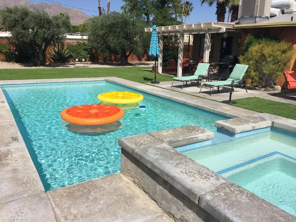 Mid-century Getaway W/ Pool & Spa - Near Downtown 3 Bedroom Home