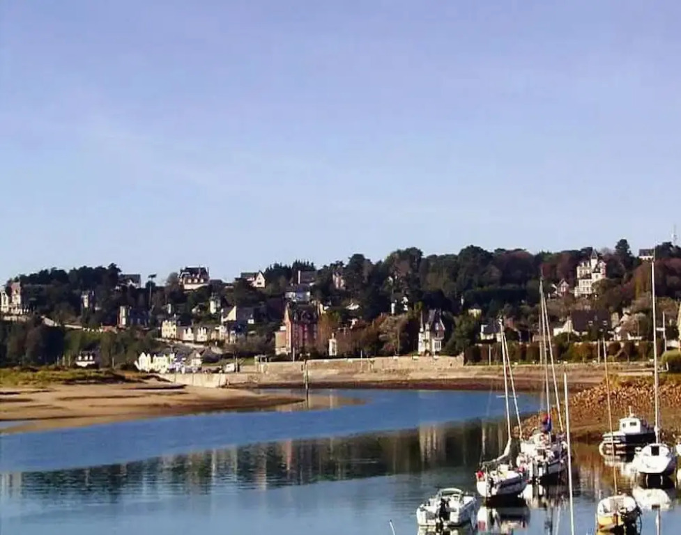 Wooden House by Beach Near Barneville