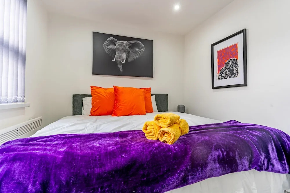 Birmingham Apt-sleeps 4-walk to City Centre-pets