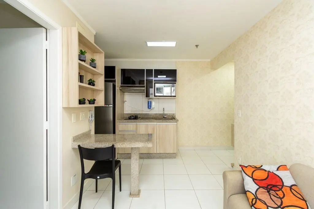 Apartamento de 1 quarto - Edifício Metropolitan Barcelona - JARDIM GOIAS - Wi-fi - Garagem - MB1307B