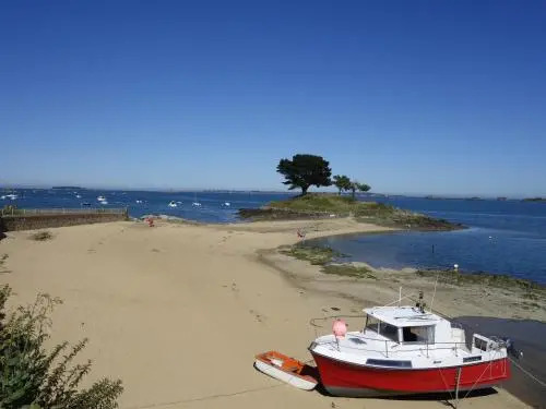 Maison de Pors Guyon - Les pieds dans l'eau