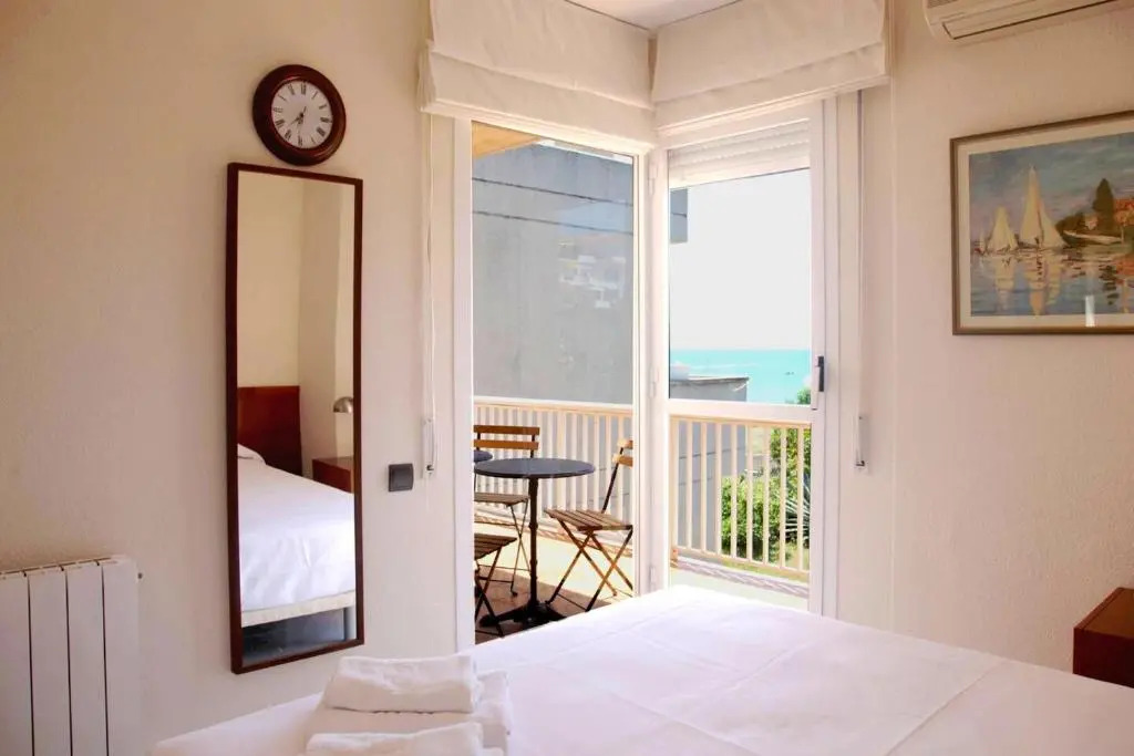 House with 4 bedrooms in Sitges with wonderful sea view shared pool furnished terrace
