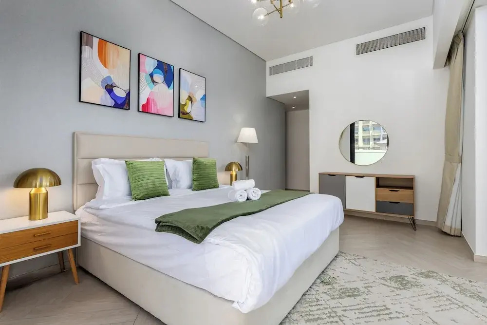 Waves - Tranquil Living 2BR Apt in JVC with City Views