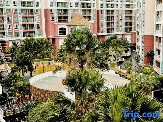 Large Caribbean 1BR Condo near Jomtien Bus Station