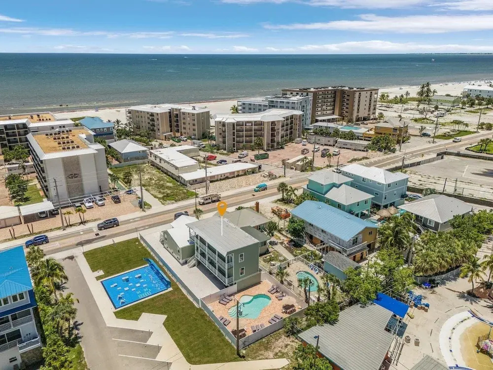 Welcome To Sunset Paradise Wonderful! Vacation Rental - 2633 Estero Blvd Unit B 4 Bedroom Home by RedAwning