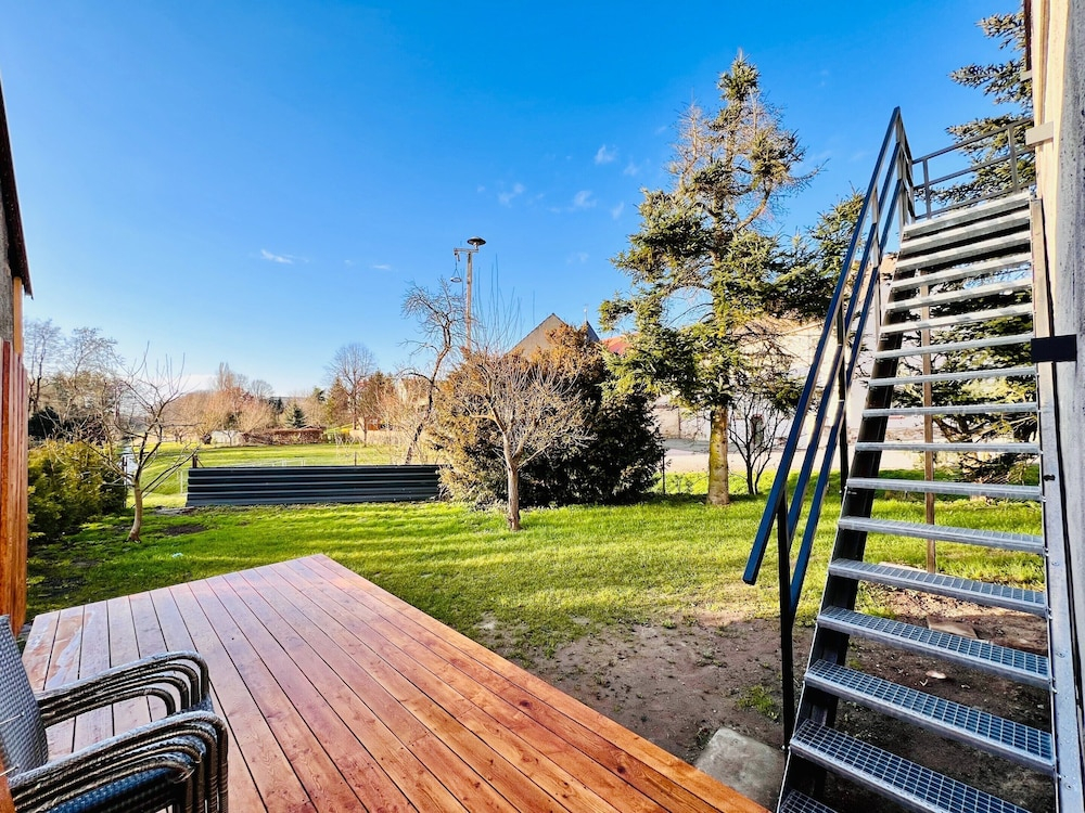 Ferienwohnung mit Schoner Terrasse in Bad Lausick