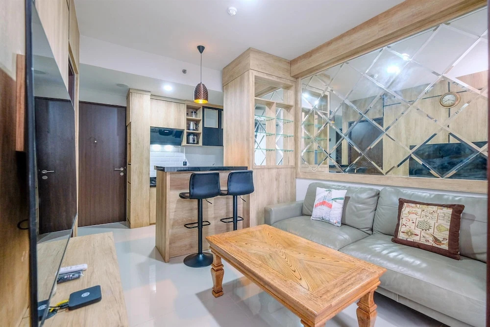 Modern Look And Comfy 2Br Transpark Cibubur Apartment