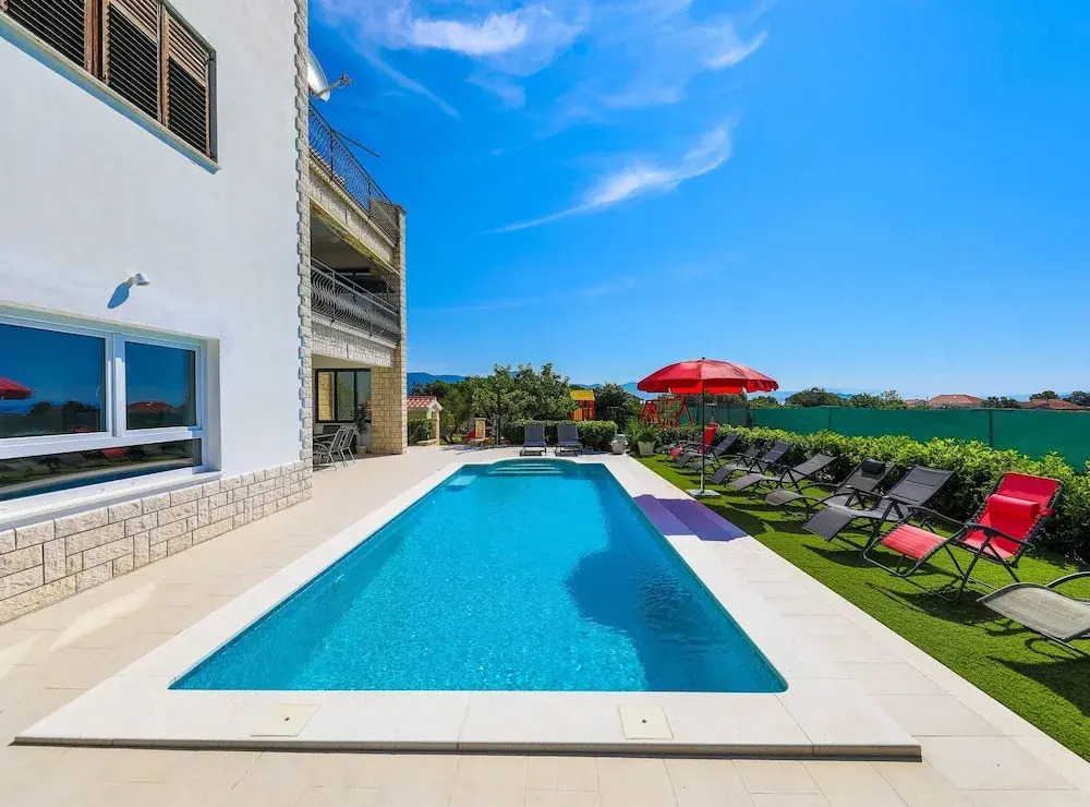 Scenic Elegant Trogir Villa with Pool