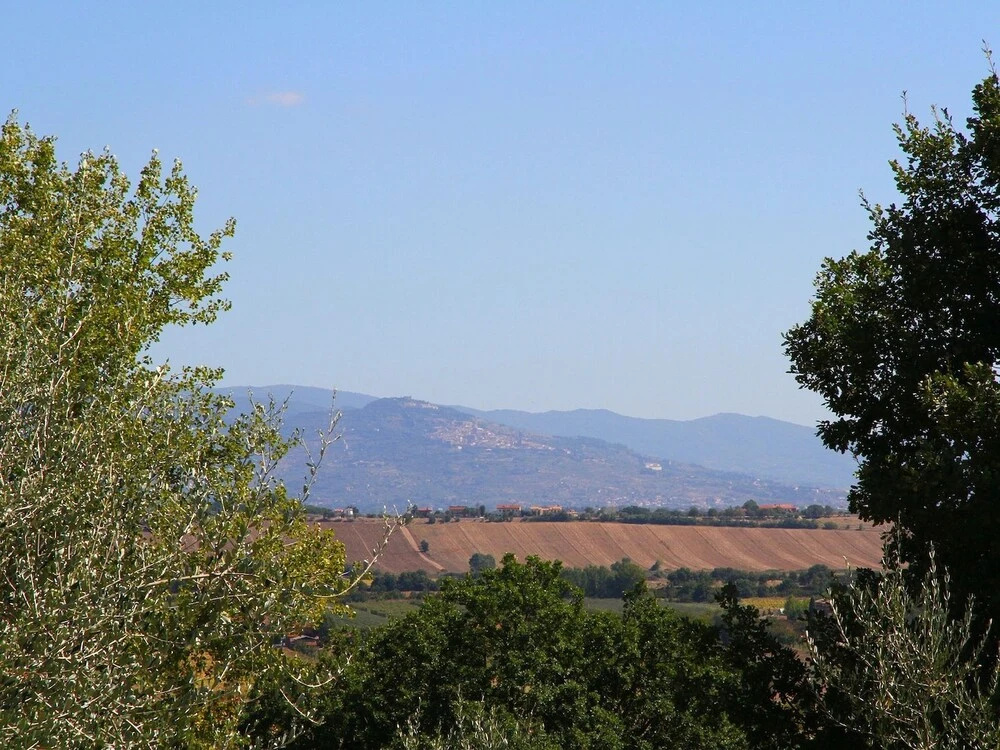 In a Beautiful Property with Pool And Views of the Hills of the Val di Chiana