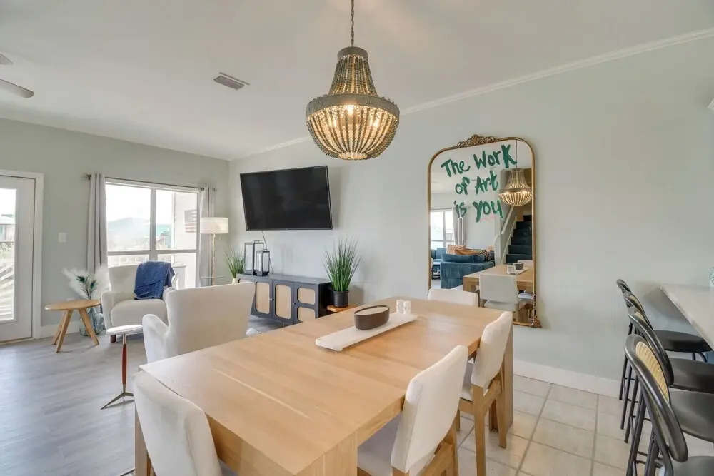 2 Blocks to Beach: Gulf Shores Getaway w/ Dock!