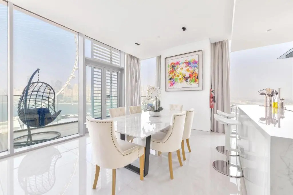 Spectacular 3 BR condo with maids room facing the Dubai Eye