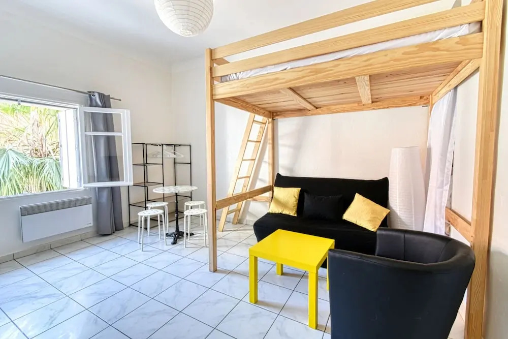 Chic Minimalist Studio - 2 Mins Walk From Palais!