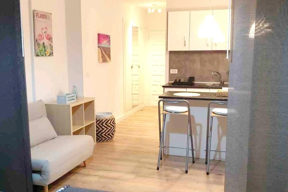 Studio in Puerto de la Cruz, with Wonderful Sea View, Shared Pool, Furnished Balcony - 250 M From the Beach