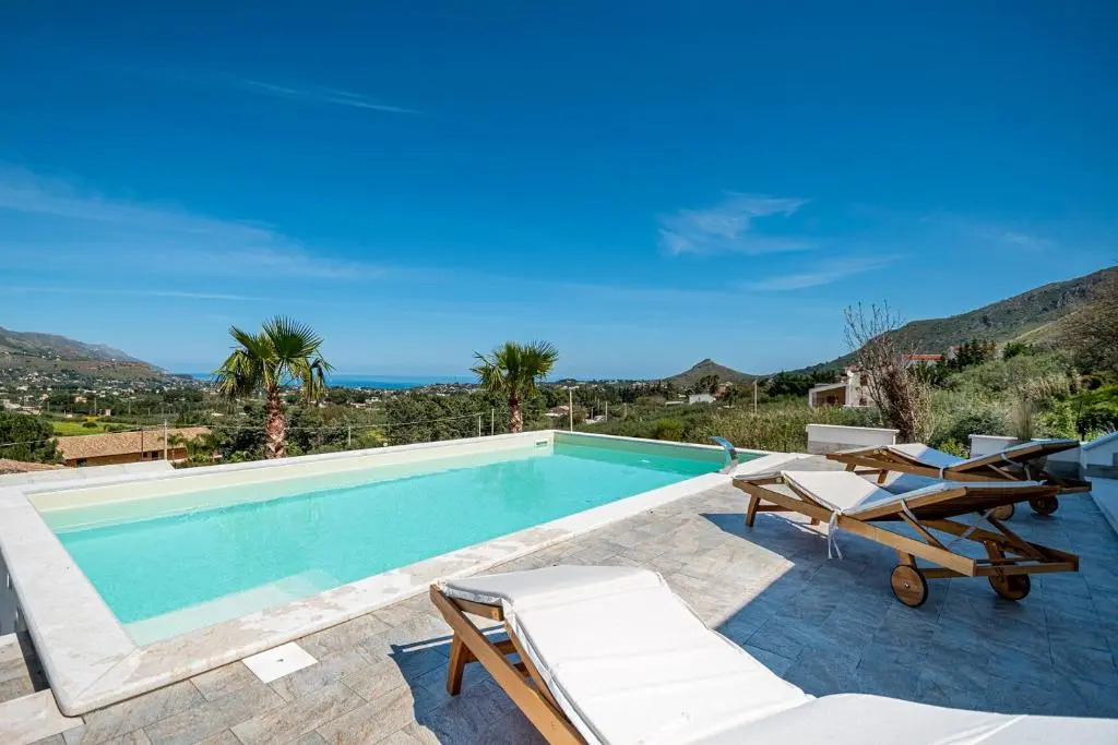 Villa Bellacosa con Piscina Privata vista mare