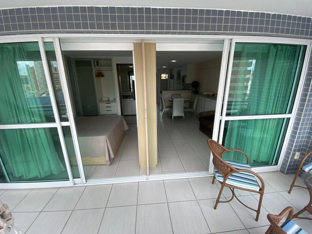 Apto Beira Mar 2 quartos com Maquina de Lavar Roupas