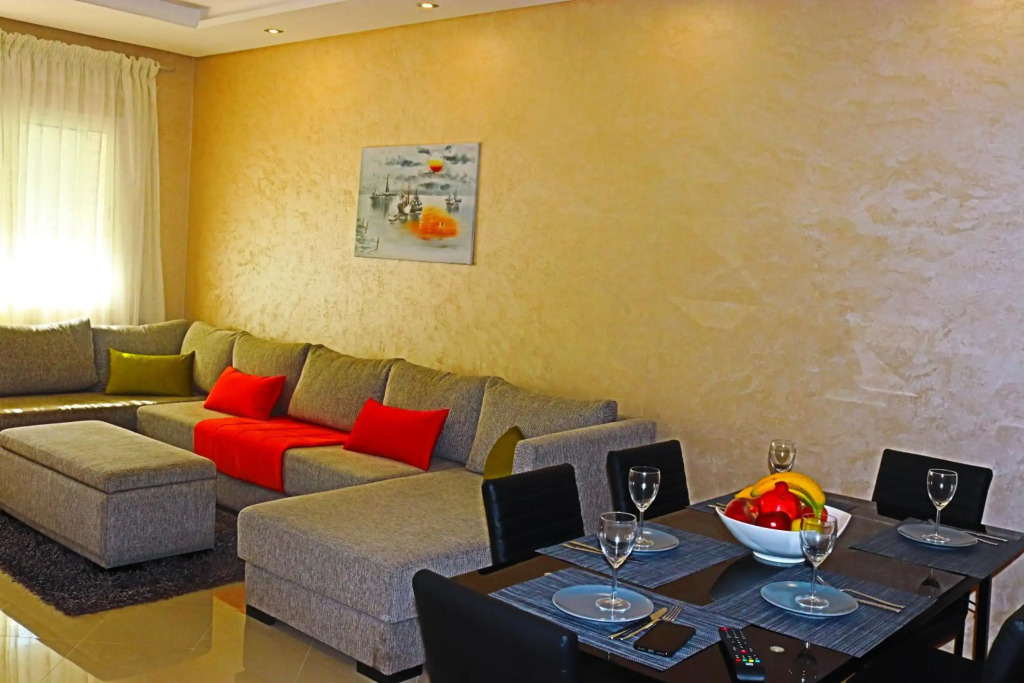 Appartement Standing Quartier Tour Hassane (près Marina)