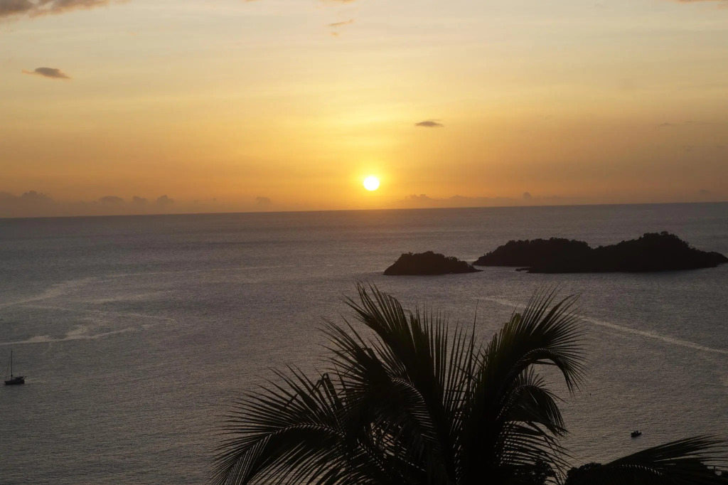 sunset sea
