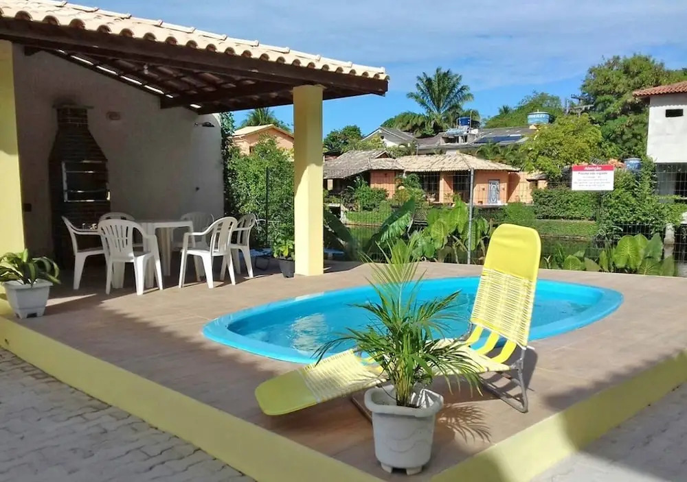 Apartamento para 6 pessoas na praia de Taperapuan