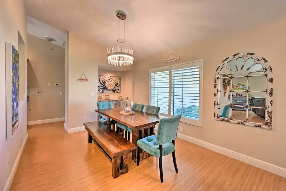 House w/ Heated Pool & Grill - Walk to Beach!