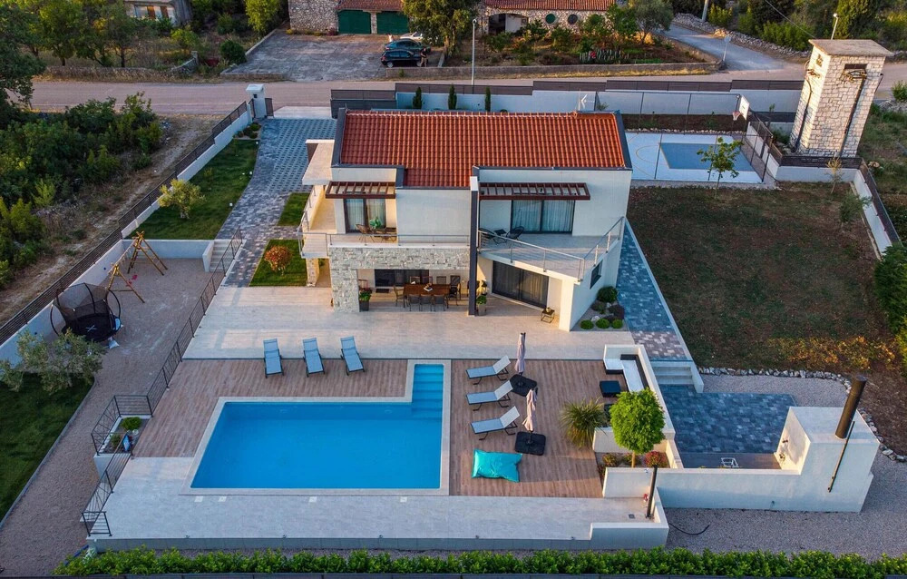 Luxurious Home In Dubrava Kod Sibenika With Sauna