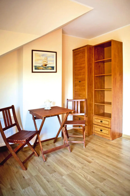 Half of holiday home, terrace, playground