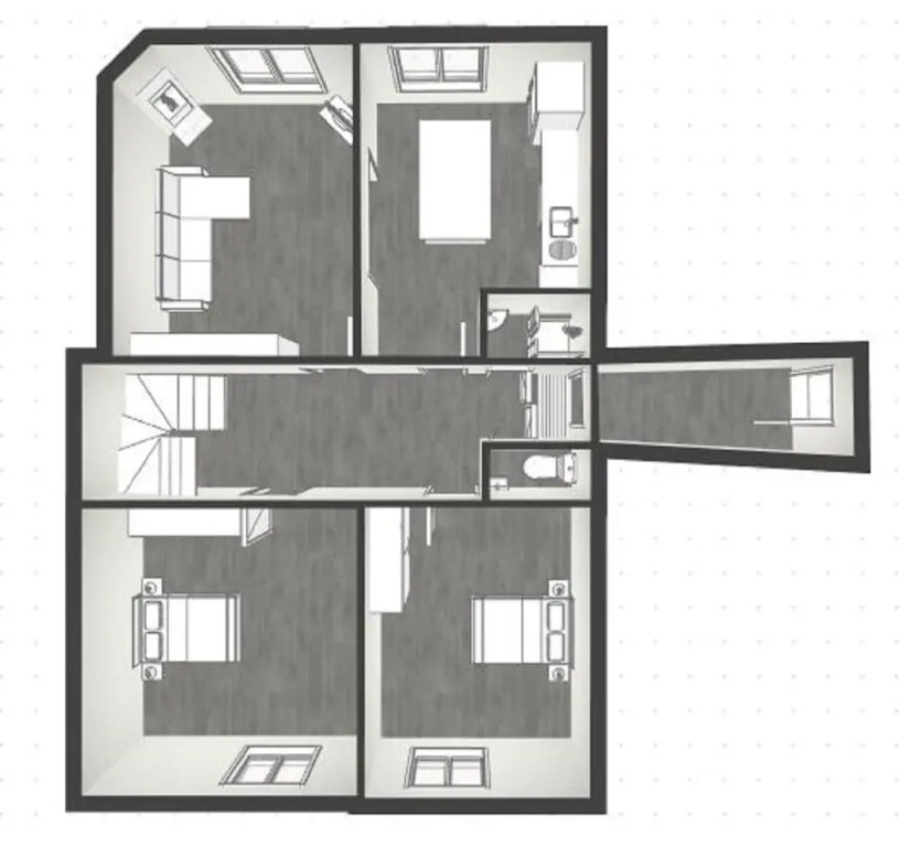 La Tanière du Corsaire - Coliving - jusquà 4 chambres - vue Rivière