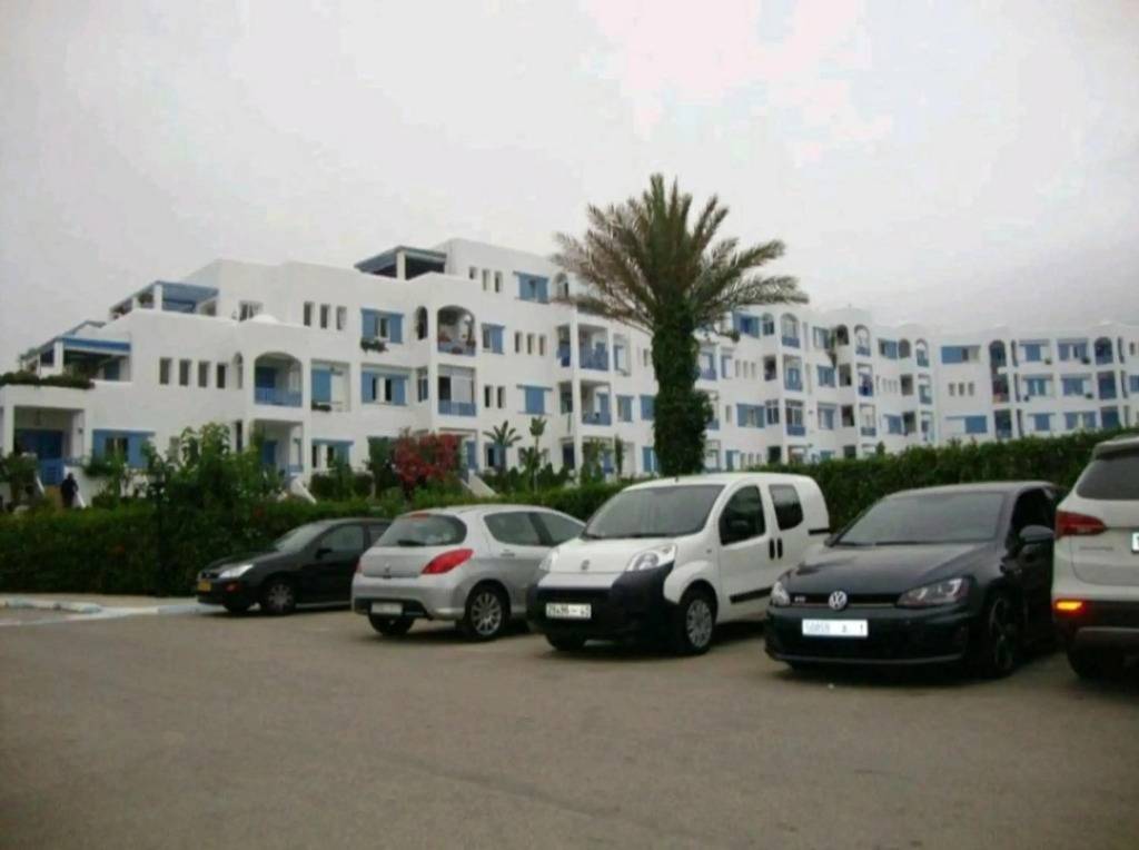 2 bedrooms appartement at Marina Smir 500 m away from the beach with sea view shared pool and furnished terrace