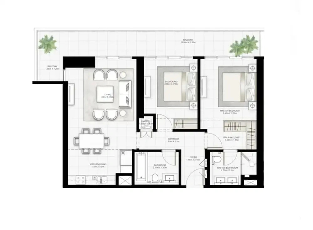 Mesmerizing 2BR in Emaar Beachfront With Sea Views