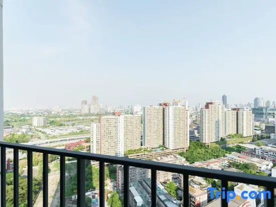 Bangkok belle9 luxury apartment [near Nana Square + Four-faced Buddha + Jodd Fairs Night Market]
