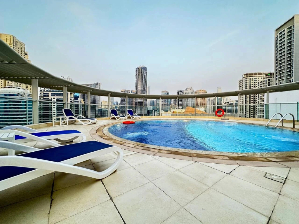 Квартира 7th Floor Sea & Canal View 1BR Near Beach