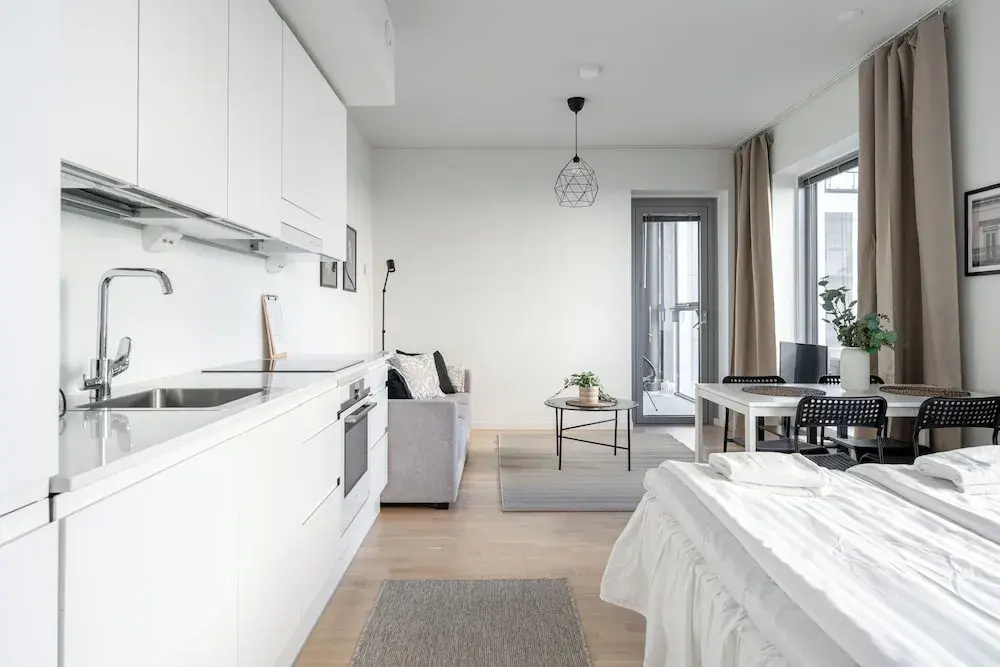 New 1BR Home with Balcony next to Railway Station