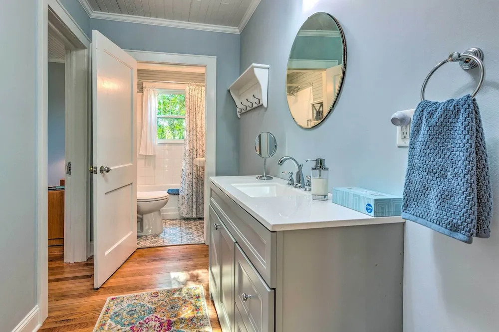 Restored Mars Hill Home on 1 Acre: Walk to Town!