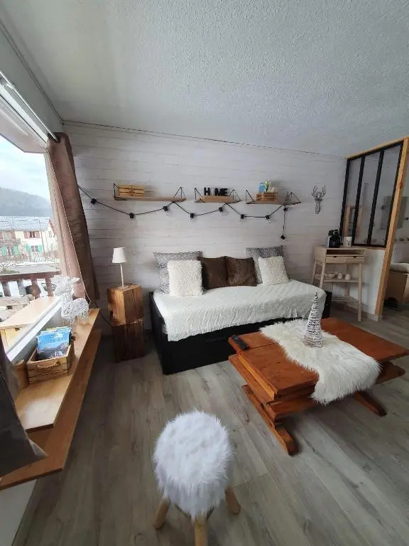 Studio rénové avec terrasse, parking , proche pistes,Villard de Lans